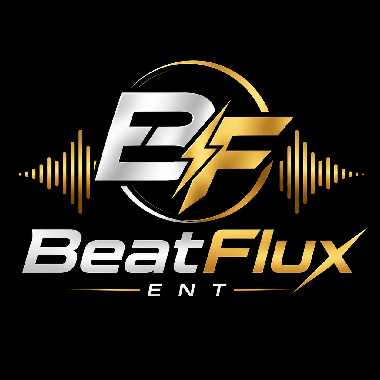 BeatFlux Ent spinning record logo